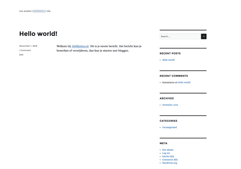 Eigen WordPress blog beginnen