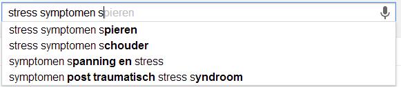 Stress symptonen 2 suggesties