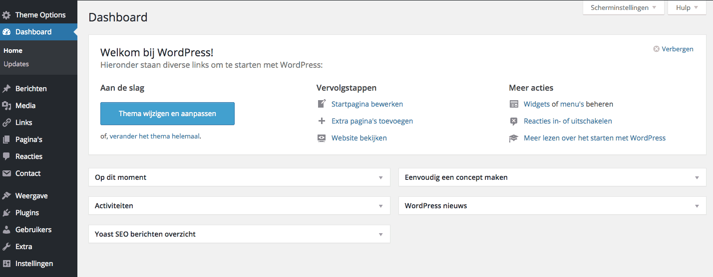 Dashboard - WordPress