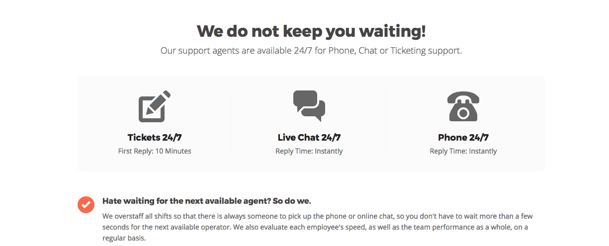 WordPress support van SiteGround